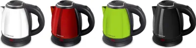 Image de Bouilloire Esperanza EKK128R Noir Rouge Acier inoxydable Plastique 1350 W 1 L