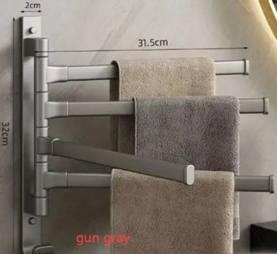 Obrázok produktu pre Apt Da261A Držiak Na Uteráky S Pohyblivými Ramenami Sivý