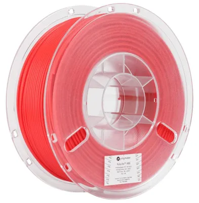 Image de Filament ABS Polymaker PolyLite rouge, 1,75 mm, 1 kg