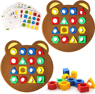 Produktbild von Spielzeug für Kinder zum Formenlernen – Formensuchspiel – Formanpassungsspiel – Spielzeug – Sensorisches Lernspielzeug – Formensuchpuzzle