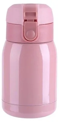 Productafbeelding van Waterfles Geïsoleerd - Roestvrij Staal - Lekvrij - BPA-vrij - 200 ml - Dubbelwandig Vacuümontwerp - Temperatuurbehoud - Thermosfles