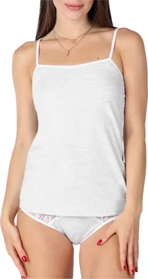 Image de Bellivalini Maillot de corps en coton pour femme BLV50-220 (Gris, 4XL )