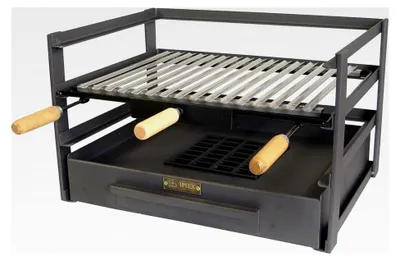 Produktbild von Grillschublade mit Grill, schwarz, 46 x 41 x 35 cm