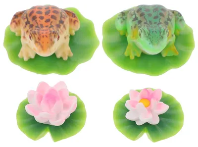 Imagen del producto de Solidchoice - Juego de 8 miniaturas de ranas - Perfectas para adornos de jardín y decoración creativa