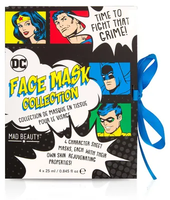 Produktbild von Geschenkset Gesichtsmasken DC SUPERHEROES, Tuchmasken