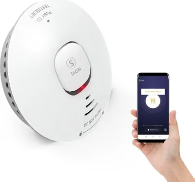 Produktbild von SIGN Smart WLAN-Rauchmelder / Feueralarm