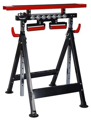Immagine prodotto di Banco da lavoro multifunzione - Regolabile da 83 a 129 cm - Pieghevole - Portata 200 kg - Per garage e officina