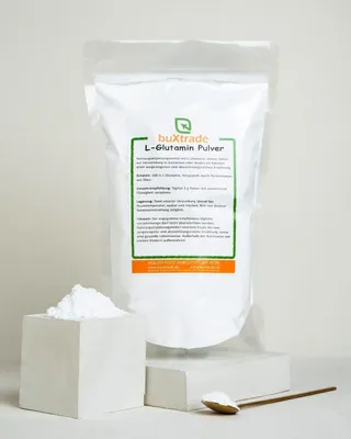 Produktbild von 500 g L-Glutamin | Aminosäure Glutamine | Eiweiss | Buxtrade