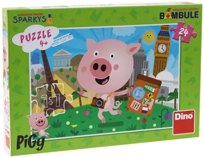 Obrázek produktu pro Puzzle Pigy 24 dílků