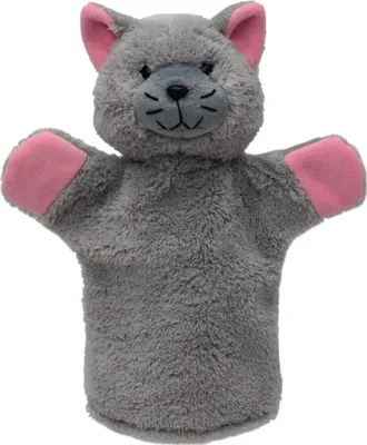 Obrázok produktu pre Rukavičková bábka mačka so zvukom, 25 cm