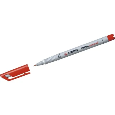 Produktbild von Folienstift - STABILO OHPen universal - wasserlöslich superfein - Einzelstift - rot