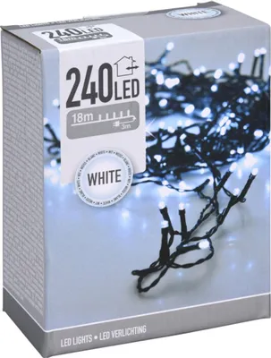 Immagine prodotto di HOMESTYLING Catena luminosa natalizia bianco freddo 240 LED / 18 m KO-AX8400040