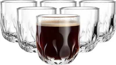 Produktbild von Leonardo GOCCE Kaffeeglas (3) 220 ml 6er Set