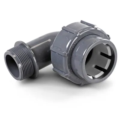 Produktbild von FlexFit Winkel 90° d50 Klemm - 1 1/2'' AG