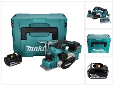 Produktbild von Makita DKP 181 F1J Akku Hobel Falzhobel 82 mm 18 V Brushless + 1x Akku 3,0 Ah + Makpac - ohne Ladegerät