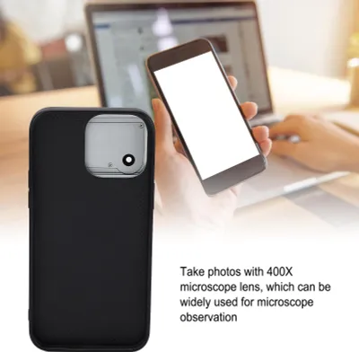 Obrázok produktu pre 400x Mikroskop s HD objektívom Malý mini telefón pre IPhone 14 Pro Max Deti Dospelí