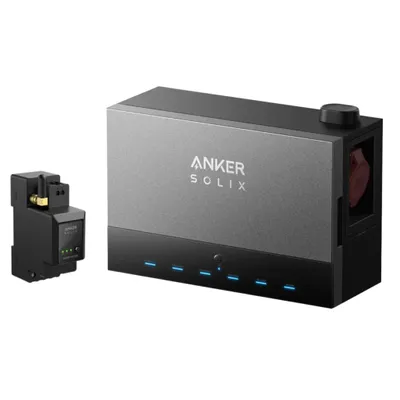 Zdjęcie produktu dla Magazyn energii na balkonie Powerness, stacja dokująca Anker Multisystem SOLIX Solarbank Power Dock z licznikiem Anker Smart Meter