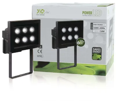 Obrázok produktu pre XQ-lite XQ1011, Zarovnané, 6 žiaroviek, IP44, Čierna