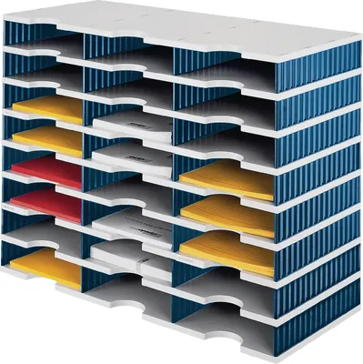 Obrázek produktu pro styro styrodoc trio - Polystyrol - Blau - Grau - 24 Schublade(n) - 723 mm - 573 mm - 331 mm