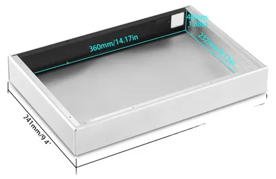 Produktbild von Verstärkergehäuse, Aluminiumkonstruktion, vielseitige Kompatibilität, Silber