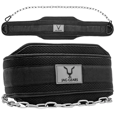 Produktbild von Gym Dip Belt - Klimmzug-Gewichthebergürtel, 36" Powerlifting-Fitnessgürtel