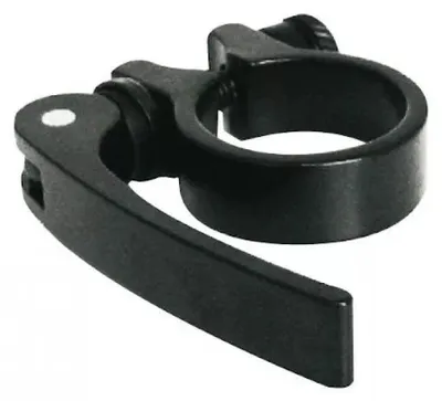 Produktbild von Sattel Klemmschelle PROMAX 31,8 Alu mit Spanner schwarz