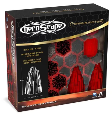 Produktbild von Heroscape: The Lava Fields of Valhalla Terrain - Miniaturenspiel Erweiterung - ENG Edition