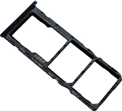 Produktbild von Dual Simkartenhalter und micro-SD Card Fach für Samsung Galaxy A20s (SM-A207F/DS), Original Ersatzteil, Blau