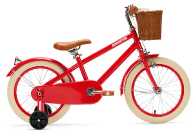 Produktbild von Generation Retro 16 Zoll Rot – Kinderfahrrad mit Korb