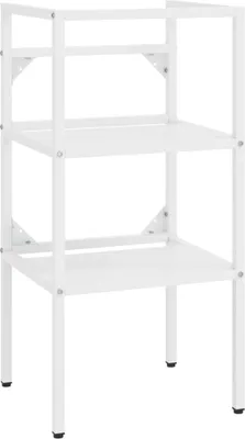 Obrázek produktu pro Koupelnový regál pod umyvadlo bílý 40 x 38 x 83 cm železo