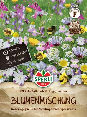 Produktbild von Blumensamen Mischung SPERLI's Balkon-Nützlingsparadies