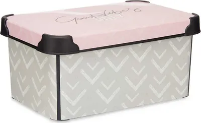Obrázek produktu pro Úložný box Vibes plast 5 l (19 x 13,5 x 29,5 cm)