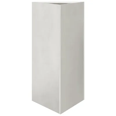 Obrázek produktu pro Zahradní truhlík trojúhelníkový 40 x 34,5 x 75 cm nerezová ocel