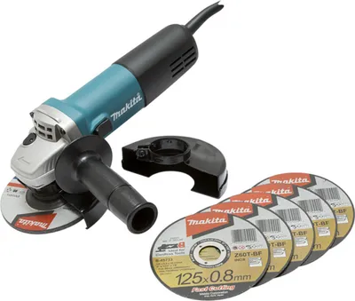 Immagine prodotto di Makita 9558HNRX1 Smerigliatrice angolare 12,5 cm 11000 giri/min 840 W 2,1 g
