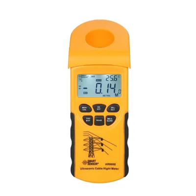 Zdjęcie produktu dla Ultradźwiękowy miernik wysokości kabli 3-23 m - cyfrowy ręczny miernik z wyświetlaczem LCD do linii napowietrznych - profesjonalny tester wysokości SMART SENSOR