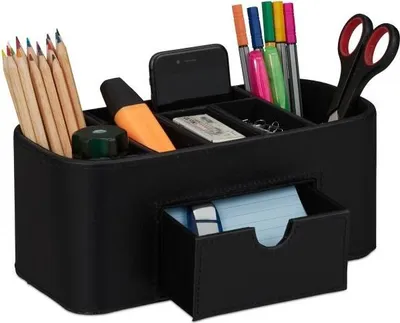 Produktbild von Schreibtisch-Organizer aus Kunstleder