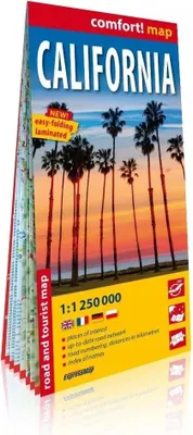 Zdjęcie produktu dla Comfort! map California 1:250 000 w.2025