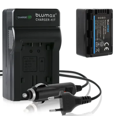 Produktbild von 1x Akku + Lader für Panasonic VW-VBT190 E-K VW-VBK180 VW-VBT380 2020 mAh
