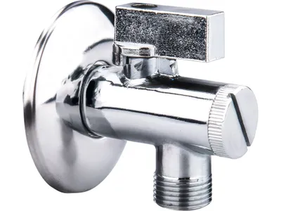Obrázek produktu pro Ventil rohový s filtrem a kovovou pákou, 1/2"-3/8"