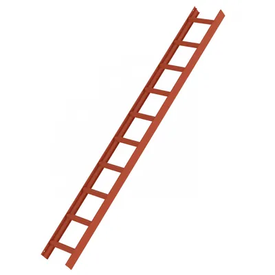 Obrázok produktu pre Guenzburger Steigtechnik 11115 Aluminium Dachleiter Rot 5.2 kg