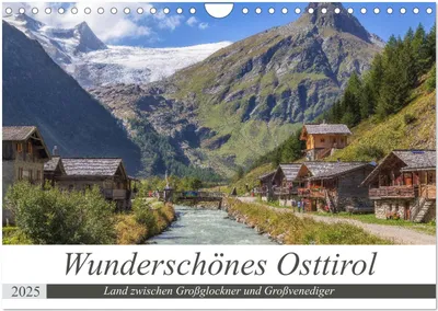 Produktbild von Wunderschönes Osttirol (Wandkalender 2025 DIN A4 quer), CALVENDO Monatskalender
