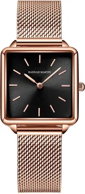 Produktbild von Hannah Martin Damenuhr – Elegantes Design in Gold und Schwarz KP14350
