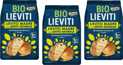 Produktbild von 3x Lo Conte Decorì  Lieviti -Hefe Sauerteig mit Naturhefe 105g Beutel