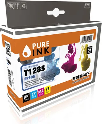 Produktbild von Pure Ink 170745990046 Druckerpatrone 4 Stück(e) Kompatibel Standardertrag Schwarz