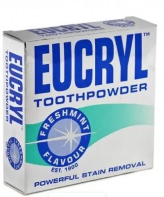 Obrázek produktu pro Eucryl, Freshmint, Proszek wybielający do zębów, 50g (PRODUKT Z NIEMIEC)