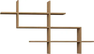 Immagine prodotto di Aieta - Mensola, 150x22x82h cm Marrone Quercia, 3 Ripiani