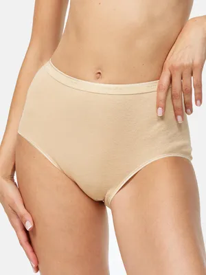 Produktbild von NUR DIE Taillenslip GOTS Baumwolle - beige - Größe 48-50