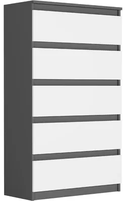 Produktbild von Kommode - Anthrazit Mix - 70 x 40 x 121 cm - Modern R-5
