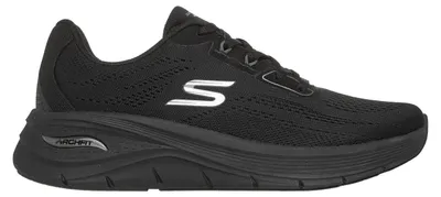 Zdjęcie produktu dla Skechers Arch Fit 3.0 – Czarne sneakersy damskie Easy Flow, rozmiar 38,5 EU