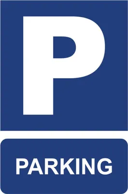 Produktbild von Normaluz Parking Schild 30x40 Cm Blau  Blau One Size